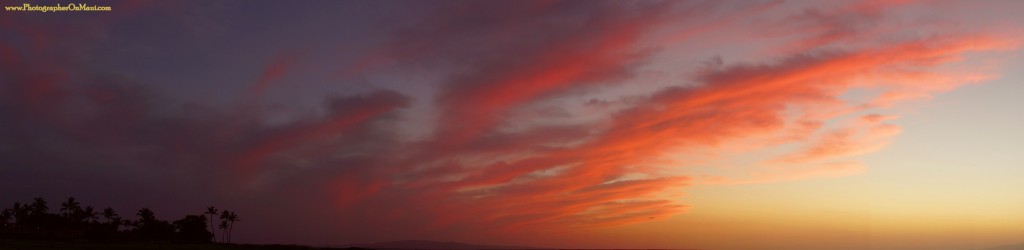 "Painted On" Maui Sunset