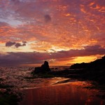 "Ripple" sunset photograph by Kevin Hoffman