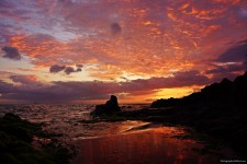 "Ripple" sunset photograph by Kevin Hoffman