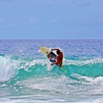 Maui surfing